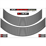 エムディーエフ｜リムストライプ ブラック 文字なし｜RIM-4M-BK-17&19N