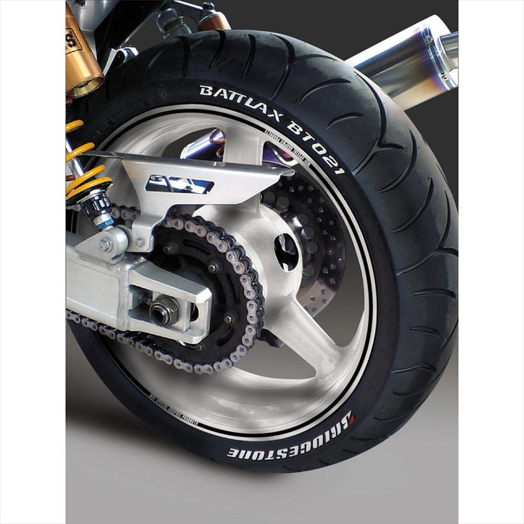 エムディーエフ｜リムストライプ ブラック 文字あり｜RIM-4M-BK-16&18
