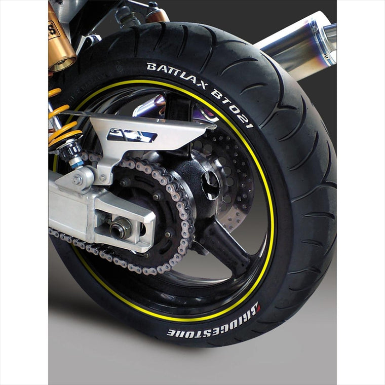 エムディーエフ｜リムストライプ イエロー 文字なし｜RIM-4M-YE-18&19N
