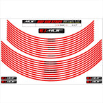 エムディーエフ｜リムストライプ レッド 文字あり｜RIM-4M-RD-17&19