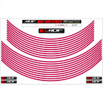 エムディーエフ｜リムストライプ ピンク 文字なし｜RIM-4M-PK-17&19N