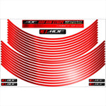 エムディーエフ｜ミラー リムストライプ ミラーレッド 文字なし｜RIM-6M-MR-18&19N