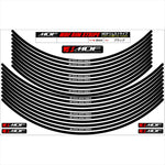エムディーエフ｜リムストライプ ブラック 文字あり｜RIM-6M-BK-18&19