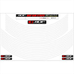 エムディーエフ｜リムストライプ ホワイト 文字なし｜RIM-6M-WH-16&18N
