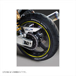 エムディーエフ｜リムストライプ イエロー 文字なし｜RIM-6M-YE-16&18N