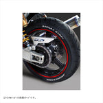 エムディーエフ｜リムストライプ レッド 文字あり｜RIM-6M-RD-17&19