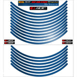 エムディーエフ｜ミラー リムストライプ ミラーキャンディーブルー 文字なし｜RIM-10M-MC-18N