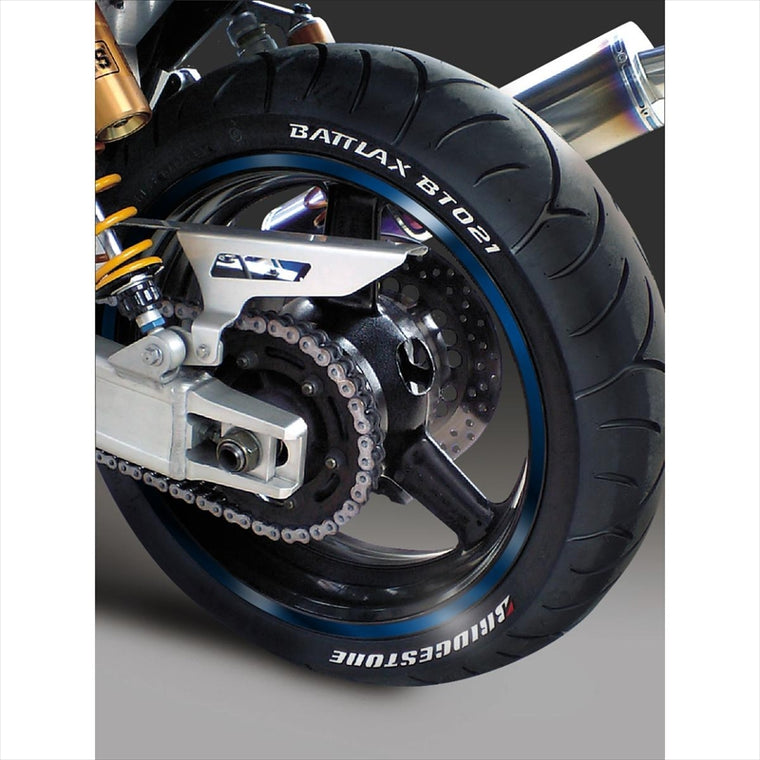 エムディーエフ｜ミラー リムストライプ ミラーキャンディーブルー 文字なし｜RIM-10M-MC-18N