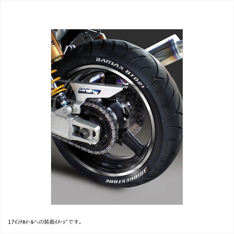 エムディーエフ｜ミラー リムストライプ シルバー 文字なし｜RIM-10M-SV-17&19N