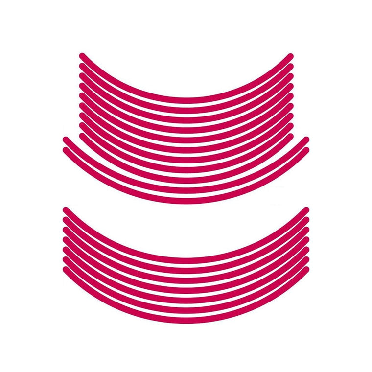 エムディーエフ｜リムストライプ ピンク 文字なし｜RIM-10M-PK-16&18N