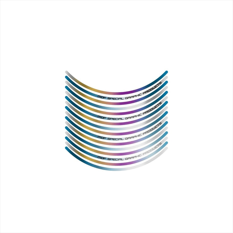 エムディーエフ｜チタニウム リムストライプ チタニウム 文字あり｜RIM-6M-TIT-12
