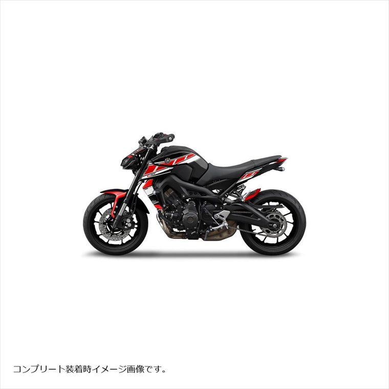 エムディーエフ｜グラフィック ストロボ サイドカバーRED｜M17MT09-D-RD-SC