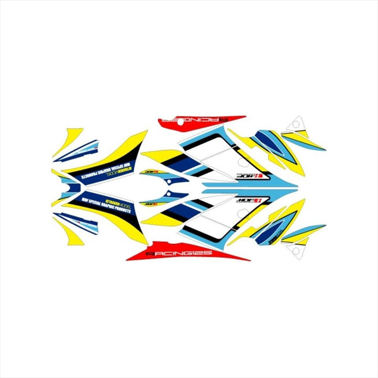 エムディーエフ｜グラフィックキット アタッカーモデル BK｜M18GSXR125-A-BK-ALL