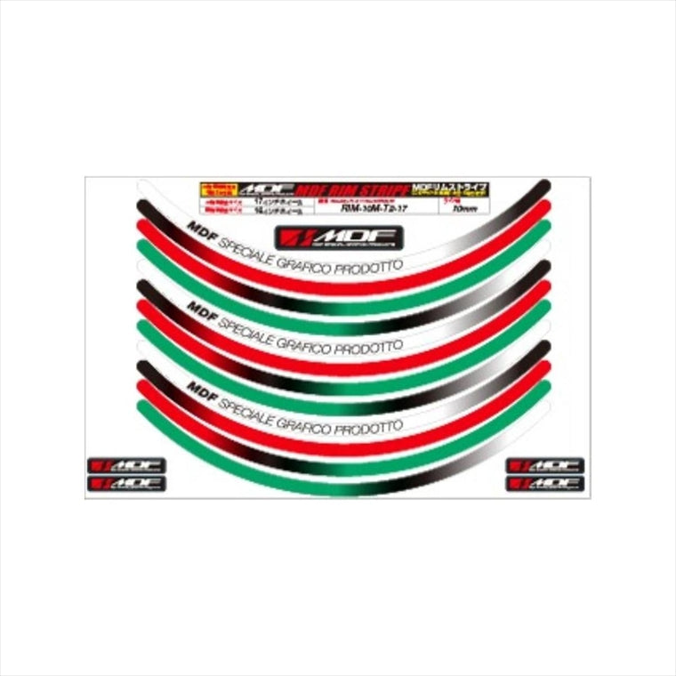 エムディーエフ｜トリコローレ リムストライプ トリコローレ トリコタイプ｜RIM-10M-T2-13&14