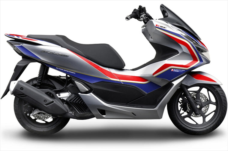 MDF(エムディーエフ)｜グラフィックキット トリコロール Rフェンダー｜M21PCX-A-TR-RF