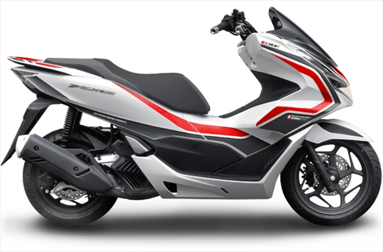 MDF(エムディーエフ)｜グラフィックキット レッド サイドカバー ｜M21PCX-A-RD-SC