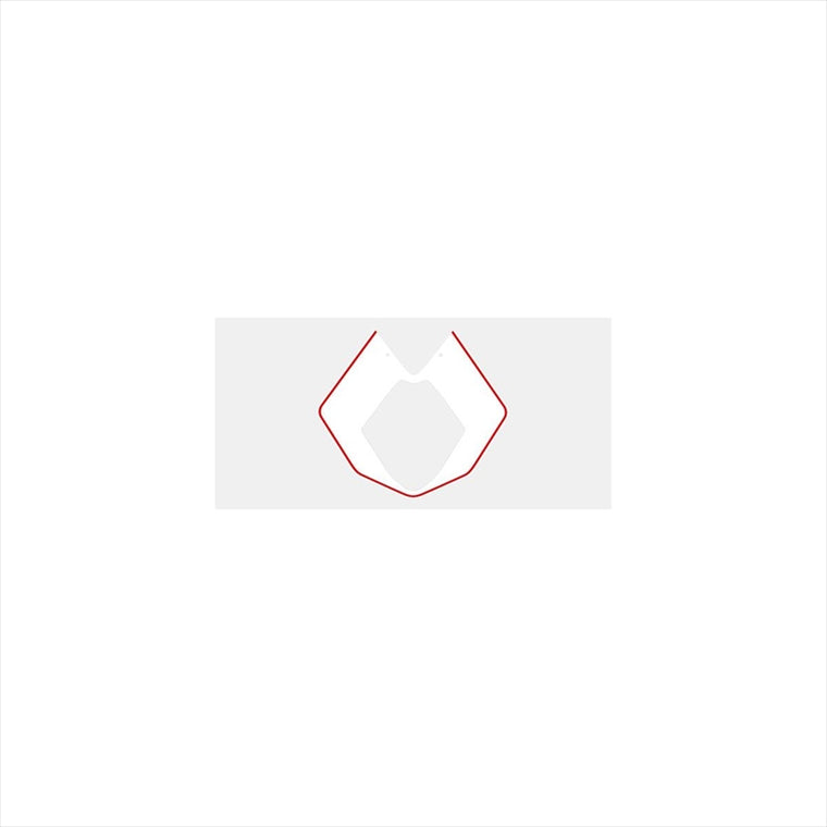 エムディーエフ｜アタッカー フロントゼッケン ホワイトベース/レッドライン｜MF3-A-WHRD-FZ