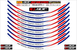 MDF(エムディーエフ)｜スパイラルリムストライプ6M トリコロールタイプ｜RIM-6M-SRTR-20