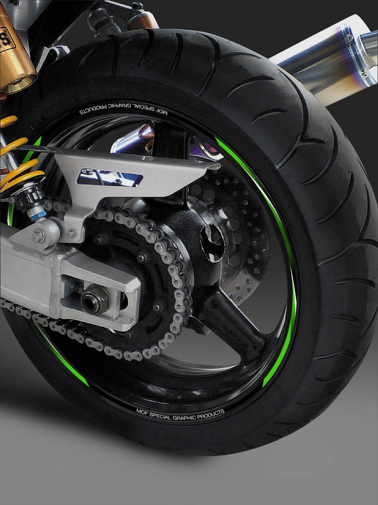 MDF(エムディーエフ)｜スパイラルリムストライプ6M GRタイプ｜RIM-6M-SRGR-19