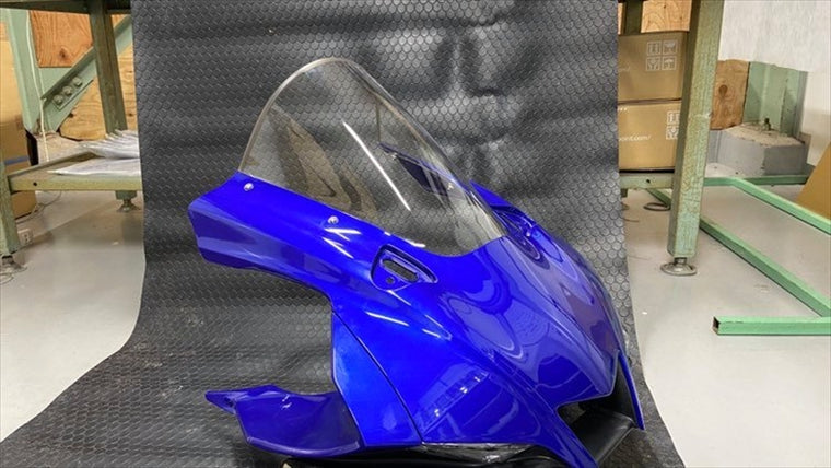 【アクリポイント】スクリーン 4cmUP クリア           YZF-R1 20- 120511