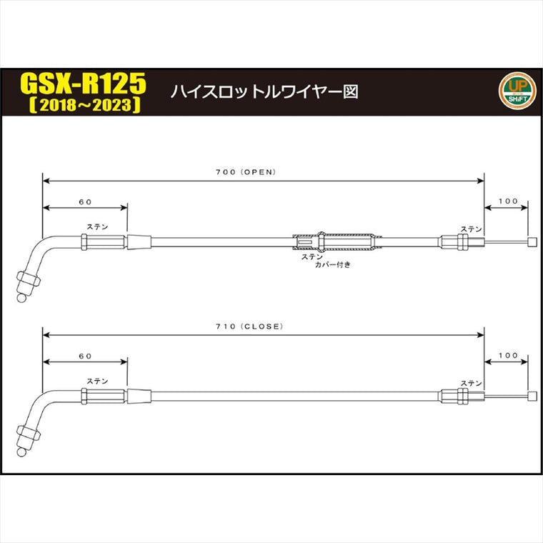シフトアップ｜ハイスロットルキット チタン｜280678-11