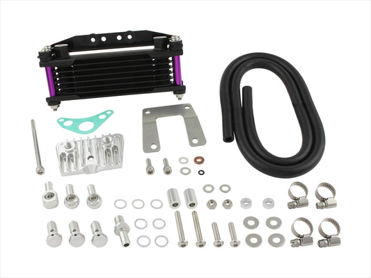 SHIFT UP(シフトアップ)｜オイルクーラーKIT コア8段 ヘッドボトムマウント 取出付｜216247-65