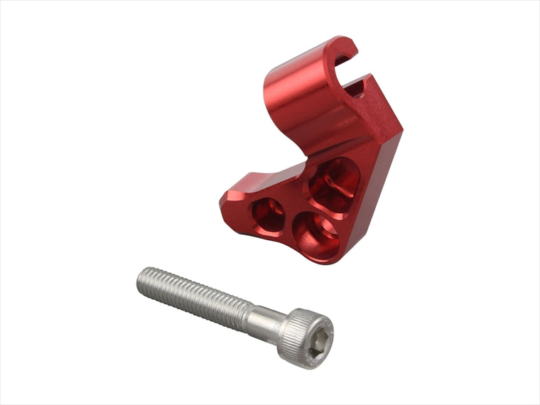 SHIFT UP(シフトアップ)｜ビレットクラッチケーブルホルダー レッド｜270105-02