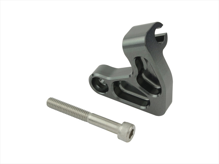 SHIFT UP(シフトアップ)｜ビレットクラッチケーブルホルダー ガンメタ｜260105-09