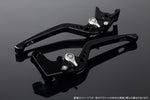 【エスエスケイ スピードラ】アジャストレバー 3D ロング Mブラック/Mシルバー MT-01 04-09 VMAX1700 09-13 LVEM043BK-SR