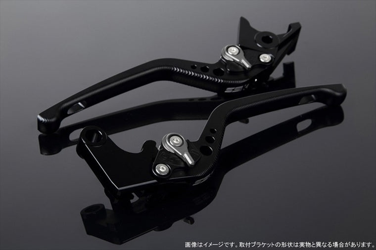【エスエスケイ スピードラ】アジャストレバー 3D ロング Mブラック/Mチタン MT-01 04-09 VMAX1700 09-13 LVEM043BK-TM