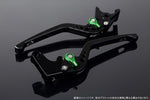 【エスエスケイ スピードラ】アジャストレバー 3D ロング Mブラック/Mグリーン MT-01 04-09 VMAX1700 09-13 LVEM043BK-GN