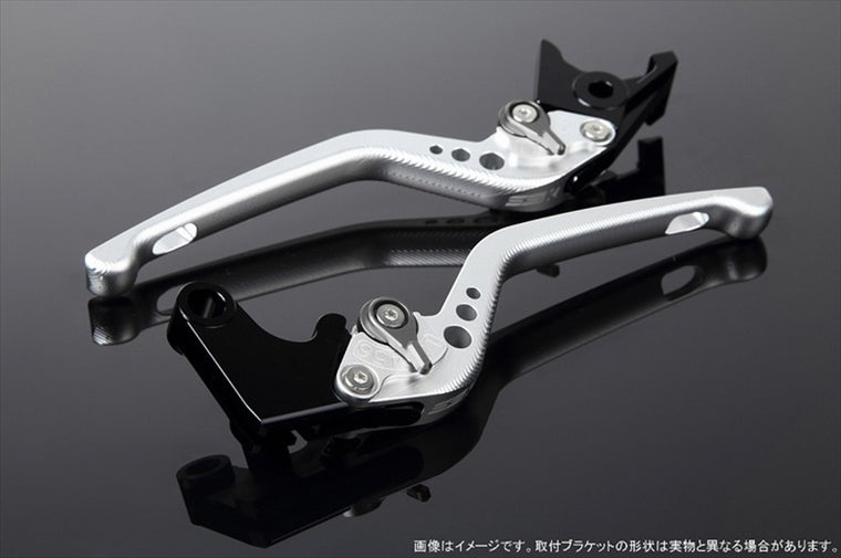【エスエスケイ スピードラ】アジャストレバー 3D ロング Mシルバー/Mチタン MT-01 04-09 VMAX1700 09-13 LVEM043SR-TM