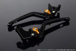 SPEEDRA(エスエスケイ スピードラ)｜アジャストレバー 3D ロング Mブラック/Mゴールド GSX250R Vストローム250 RGV250γ VJ23A｜LVEM048BK-GD