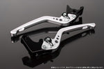SPEEDRA(エスエスケイ スピードラ)｜アジャストレバー 3D ロング Mシルバー/Mブラック GSX250R Vストローム250 RGV250γ VJ23A｜LVEM048SR-BK