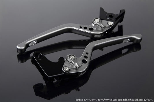 SPEEDRA(エスエスケイ スピードラ)｜アジャストレバー 3D ロング Mチタン/Mチタン GSX250R Vストローム250 RGV250γ VJ23A｜LVEM048TM-TM