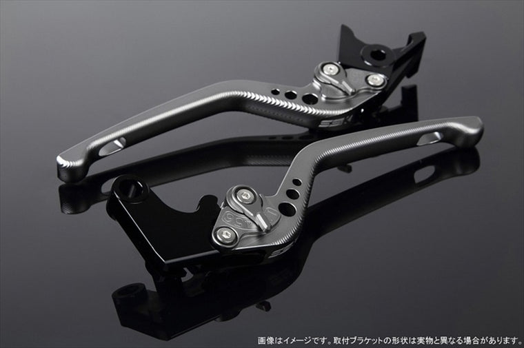 SPEEDRA(エスエスケイ スピードラ)｜アジャストレバー 3D ロング Mチタン/Mチタン GSX250R Vストローム250 RGV250γ VJ23A｜LVEM048TM-TM