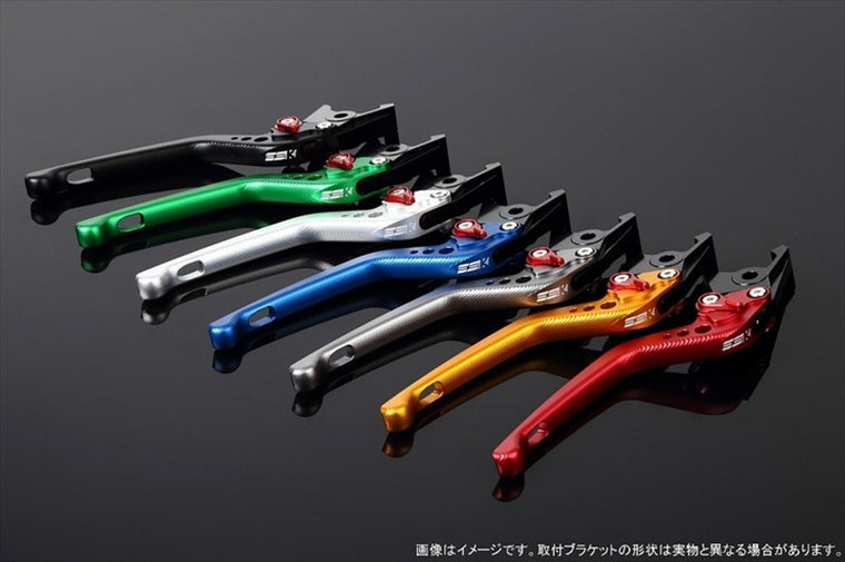 SPEEDRA(エスエスケイ スピードラ)｜アジャストレバー 3D ロング Mレッド/Mブラック GSX250R Vストローム250 RGV250γ VJ23A｜LVEM048RD-BK
