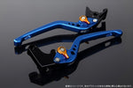 SPEEDRA(エスエスケイ スピードラ)｜アジャストレバー 3D ロング Mブルー/Mゴールド GSX250R Vストローム250 RGV250γ VJ23A｜LVEM048BE-GD