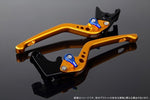 【エスエスケイ スピードラ】アジャストレバー 3D ロング Mゴールド/Mブルー Monster 821/HYPERMOTARD 821 LVEM060GD-BE
