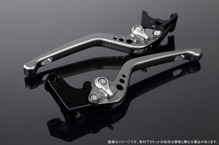 【エスエスケイ スピードラ】アジャストレバー 3D ロング Mチタン/Mシルバー Monster 821/HYPERMOTARD 821 LVEM060TM-SR