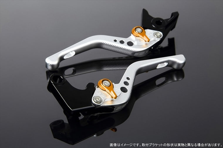 エスエスケイ スピードラ｜アジャストレバー 3Dショート Mシルバー/Mゴールド GSX250R Vストローム250 RGV250γ VJ23A｜LVFM048SR-GD