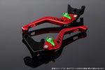 エスエスケイ スピードラ｜アジャストレバー 3Dショート Mレッド/Mグリーン GSX250R Vストローム250 RGV250γ VJ23A｜LVFM048RD-GN