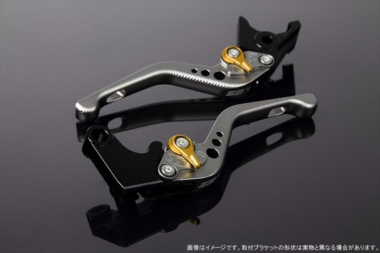 【エスエスケイ スピードラ】アジャストレバー 3Dショート         Mチタン/Mゴールド 125DUKE 200DUKE 250DUKE 390DUKE LVFM075TM-GD