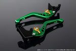 【エスエスケイ スピードラ】アジャストレバー 3Dショート         Mグリーン/Mゴールド 125DUKE 200DUKE 250DUKE 390DUKE LVFM075GN-GD
