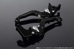 【エスエスケイ スピードラ】アジャストレバー 可倒延長式 Mブラック/Mシルバー/MブラックPCX JF28 JF56 PCX150 KF12/18 LVGM001BK-SRBK