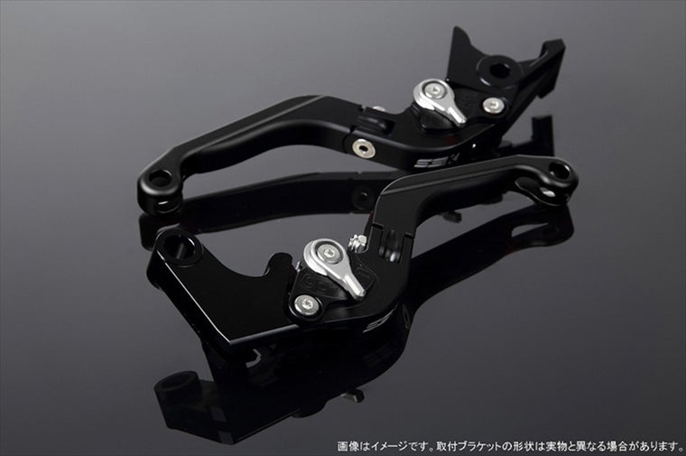 【エスエスケイ スピードラ】アジャストレバー 可倒延長式 Mブラック/Mシルバー/MブラックPCX JF28 JF56 PCX150 KF12/18 LVGM001BK-SRBK