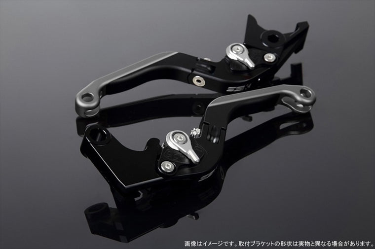 【エスエスケイ スピードラ】アジャストレバー 可倒延長式 Mブラック/Mシルバー/MチタンPCX JF28 JF56 PCX150 KF12/18 LVGM001BK-SRTM