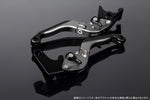 【エスエスケイ スピードラ】アジャストレバー 可倒延長式 Mチタン/Mブラック/Mブラック PCX JF28 JF56 PCX150 KF12/18 LVGM001TM-BKBK