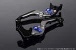【エスエスケイ スピードラ】アジャストレバー 可倒延長式 Mチタン/Mブルー/Mブラック PCX JF28 JF56 PCX150 KF12/18 LVGM001TM-BEBK