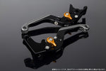【エスエスケイ スピードラ】アジャストレバー 可倒延長式     Mブラック/Mゴールド/MチタンZX-6R 07-17 ZX-10R 06-15 LVGM027BK-GDTM
